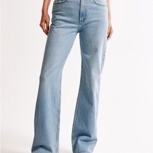 Abercrombie & Fitch Light Blue Flare Jeans